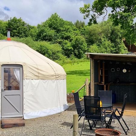 Hotel Bronfelen Yurt à Cynghordy Extérieur photo