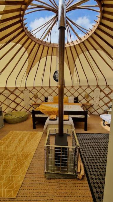 Hotel Bronfelen Yurt à Cynghordy Extérieur photo