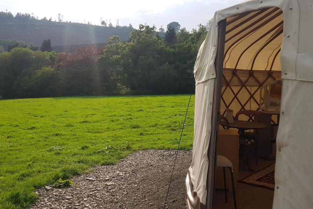 Hotel Bronfelen Yurt à Cynghordy Extérieur photo