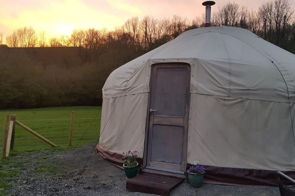 Hotel Bronfelen Yurt à Cynghordy Extérieur photo