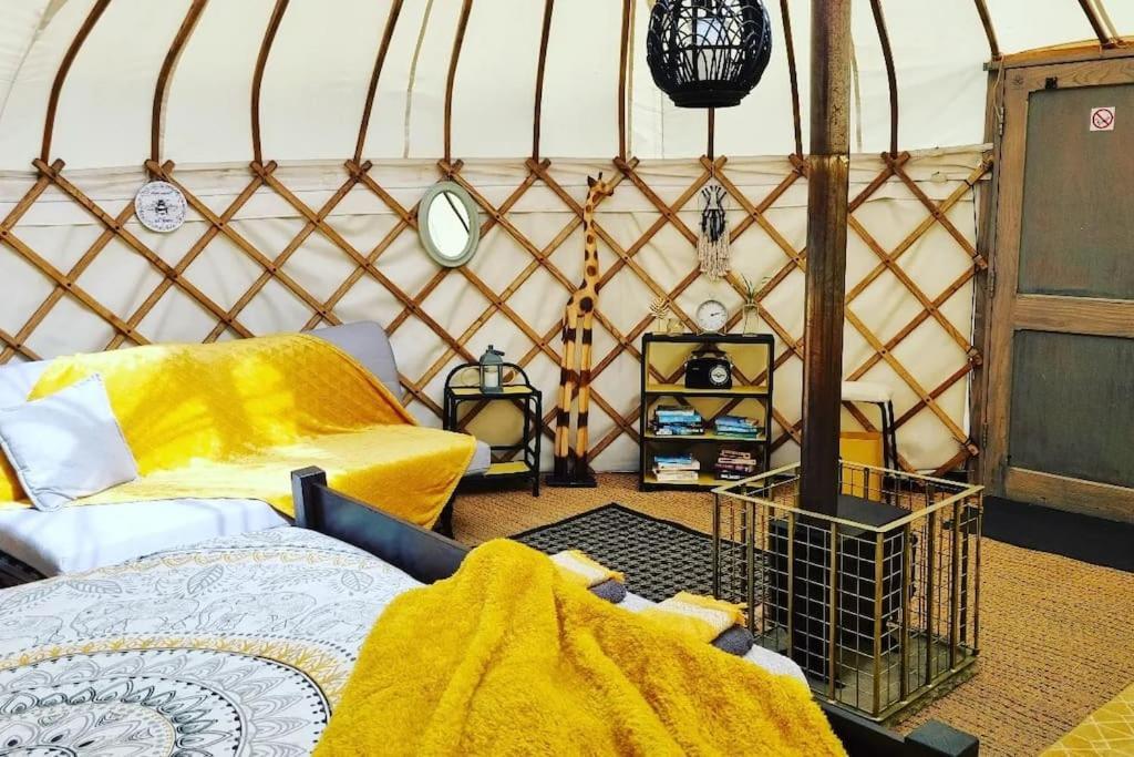 Hotel Bronfelen Yurt à Cynghordy Extérieur photo